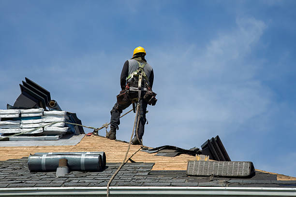 Professional Roof Installation technician working in Colebrook, CT